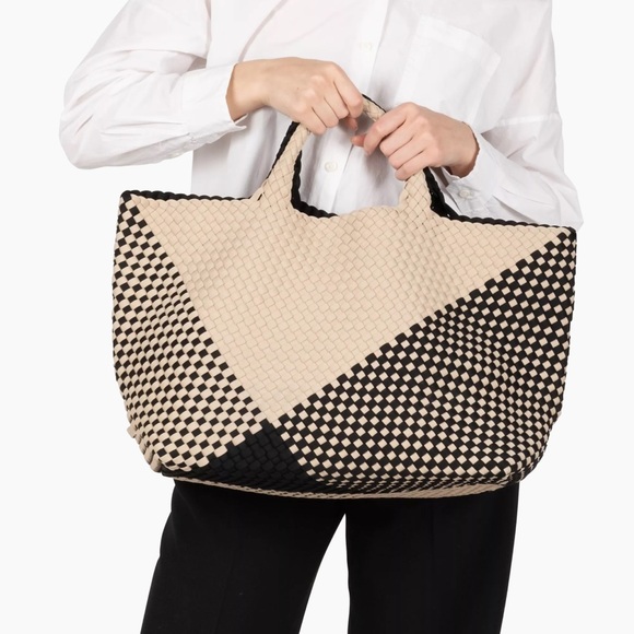 NAGHEDI St. Barths Medium Graphic Geo Tote Bag - Picture 8 of 10